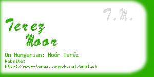 terez moor business card